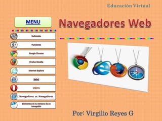 Opera
Navegadores vs Navegadores
Por: Virgilio Reyes G
 
