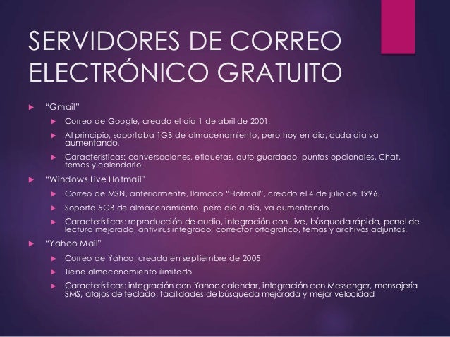 Navegadores, Buscadores de y Correo Electronico
