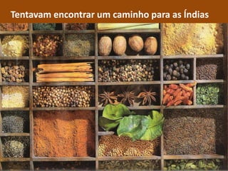 Tentavam encontrar um caminho para as Índias