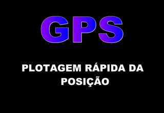 PLOTAGEM RÁPIDA DA
POSIÇÃO

 