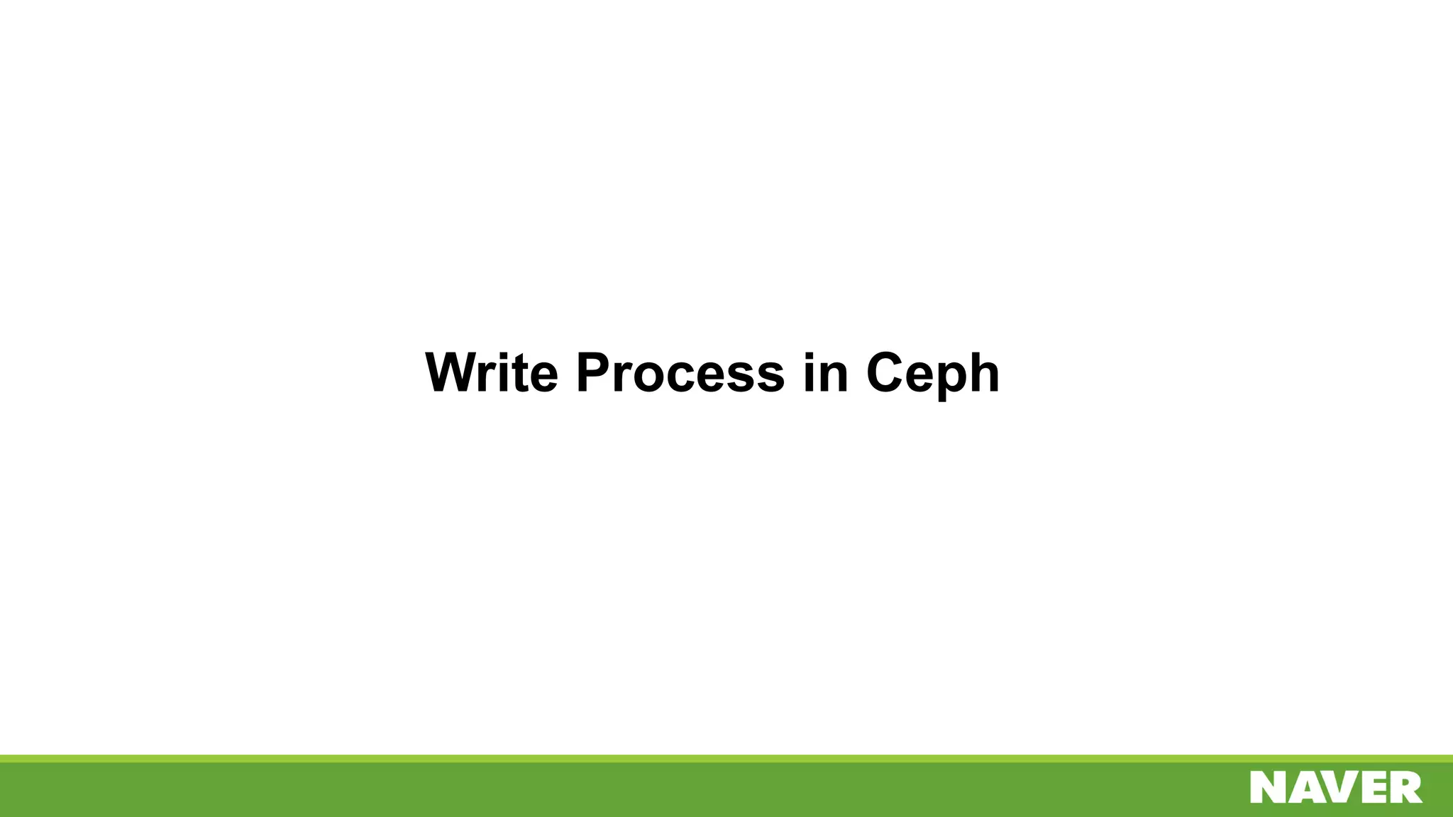 Write Process in Ceph
 