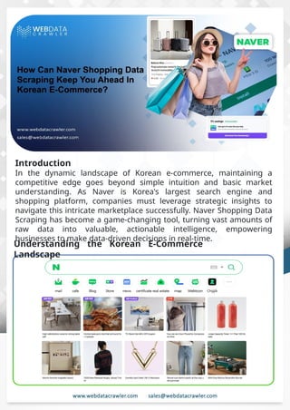 Naver Shopping Data Scraping to Boost Korean Market Growth.pptx