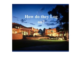 How do they log on?How do they Log on?