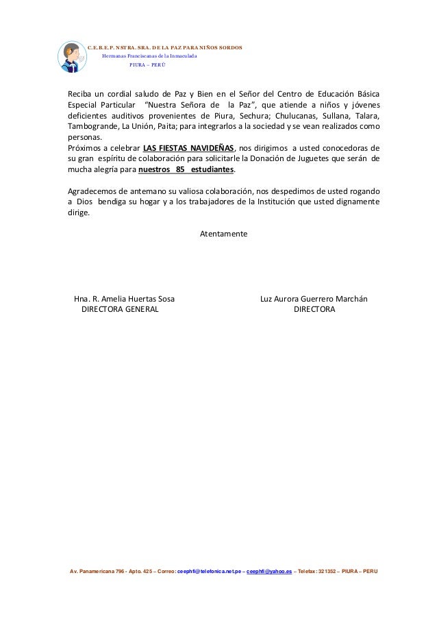 Navidad 2013-oficio donación de juguetes e