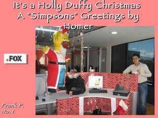 It's a Holly Duffy Christmas  A &quot;Simpsons&quot; Greetings by Homer Frank P. No. 1 