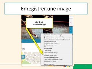 Navigation par onglets
• Avec les navigateurs anciens chaque fois que vous
souhaitiez surfer simultanément sur plusieurs sites
Internet, il fallait ouvrir une nouvelle. L’inconvénient
était de voir se multiplier les fenêtres ouvertes et les
boutons dans la barre des tâches, au risque de ne
pouvoir s’y retrouver.
• En pratique, lorsque vous consultez plusieurs sites
Internet, une seule fenêtre du navigateur est ouverte
et vous passez aisément d’un site à l’autre grâce aux
onglets.
@telier 35
 