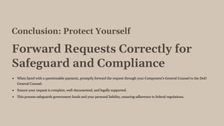Who to Contact for Advance Decision on Questionable Payments | Payment ...