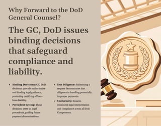 Who to Contact for Advance Decision on Questionable Payments | Payment ...