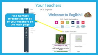 YourTeachers
Find Contact
Information for all
of your teachers on
the main page
 