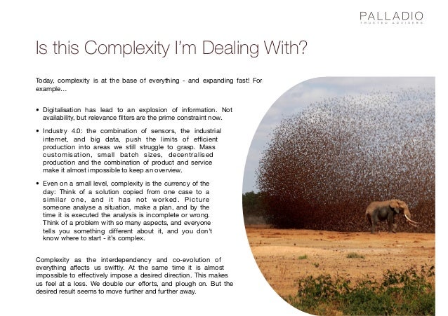 Navigating complexity overview