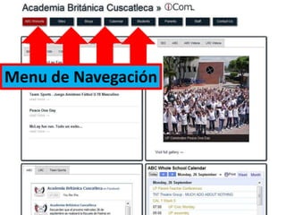 Menu de Navegación