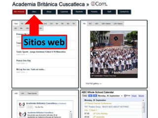 Sitios web