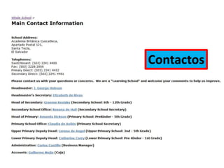 Contactos