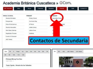 Contactos de Secundaria