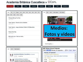 Medios: Fotos y videos