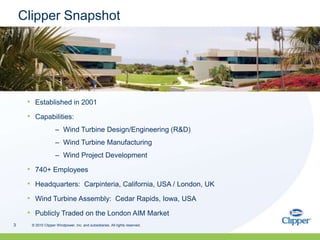 Clipper SnapshotEstablished in 2001