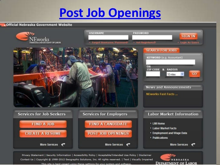 Navigating The Nebraska Dept Of Labor Website