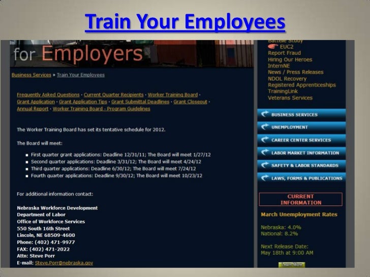Navigating The Nebraska Dept Of Labor Website