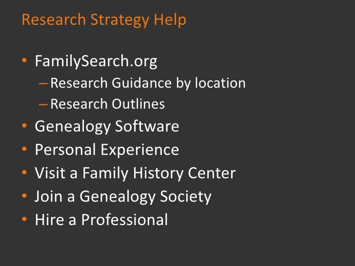 Research Guidance: www.FamilySearch.org
 