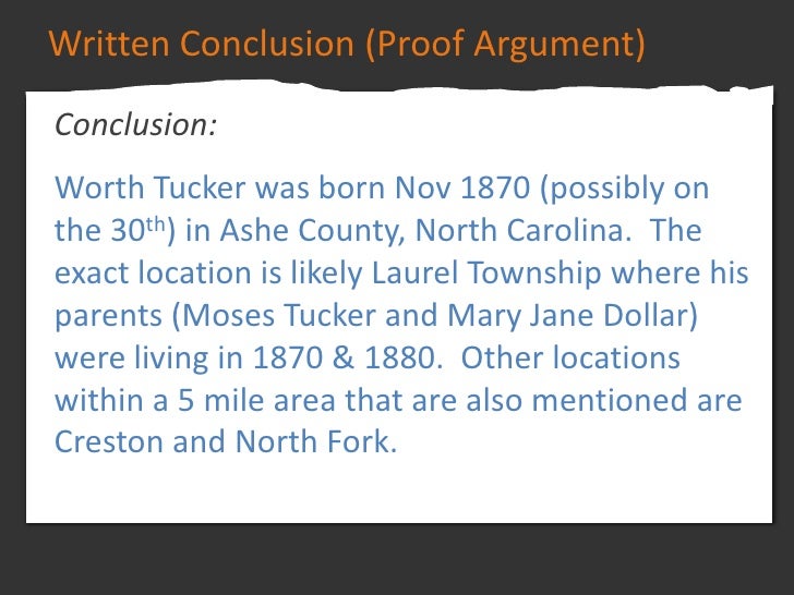 Next Steps
•   Search church records in NC
•   Search local newspapers in NC
•   Review microfilm for IGI records
•   Read...