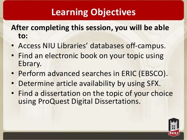 proquest digital dissertations navigating selected niu libraries resources proquest digital dissertations navigating selected niu libraries resources