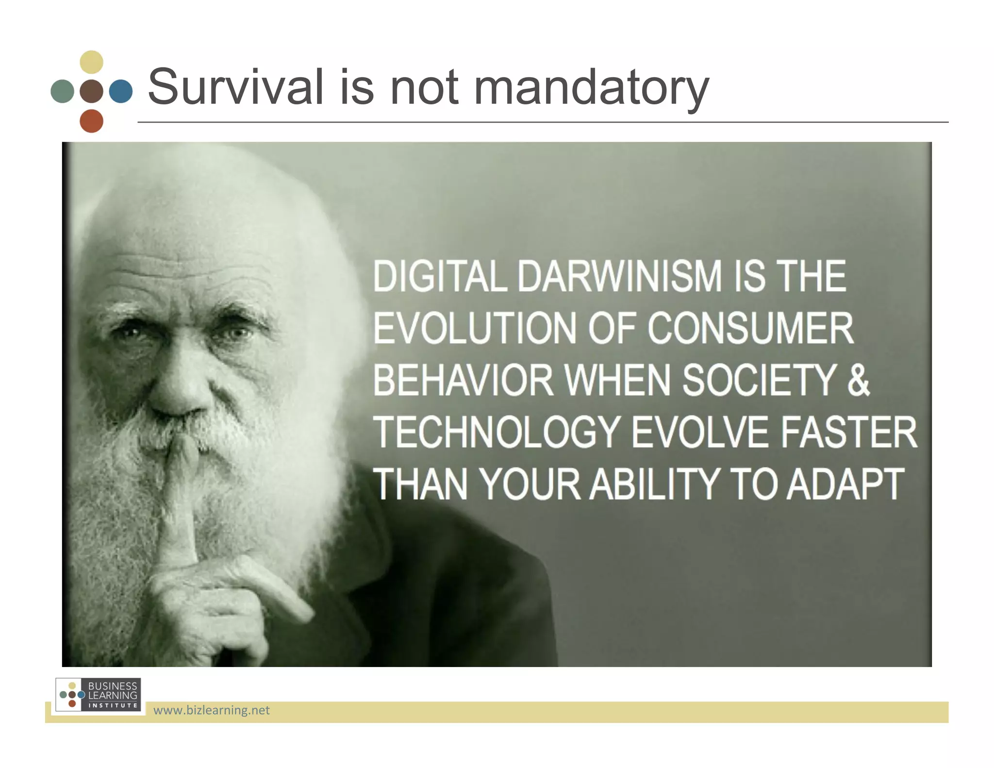 Survival is not mandatory




www.bizlearning.net	
  
 