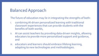 Navigating the AI Era: A Comparative Review of AI-Based Education and ...