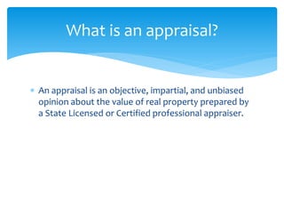 Navigating the Appraisal Process | PDF