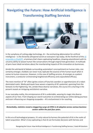 Navigating the Future: How Artificial Intelligence is Transforming ...