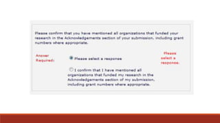 Navigating the NIH Public Access Policy