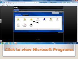Click to view Microsoft Programs
 