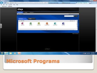 Microsoft Programs
 