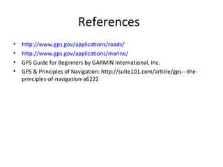 NavigationLand & Marine Navigation using GNSS | PPT