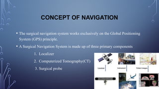 Localizer Navigation navigation in oral and maxillofacial surgery pptx | PPTX