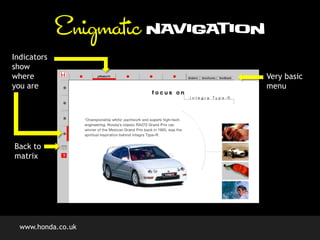 Navigation design alternatives for websites Slide 6