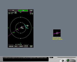 B787 Navigation displays