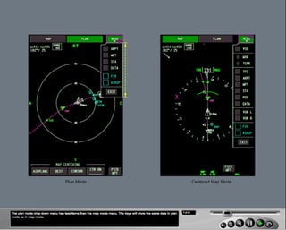 B787 Navigation displays