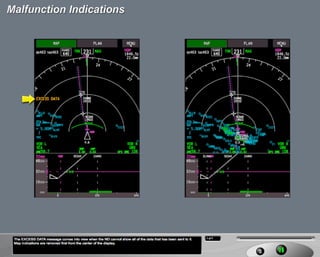 B787 Navigation displays