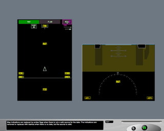 B787 Navigation displays
