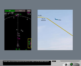 B787 Navigation displays