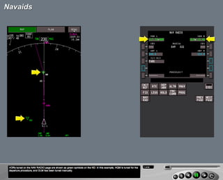 B787 Navigation displays