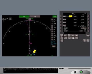 B787 Navigation displays