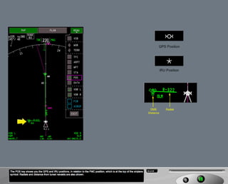 B787 Navigation displays