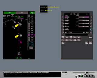 B787 Navigation displays