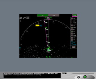 B787 Navigation displays