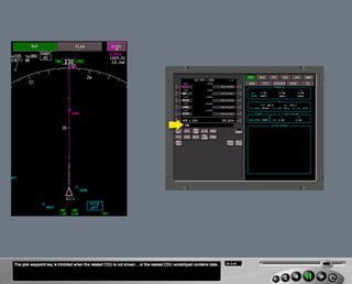B787 Navigation displays