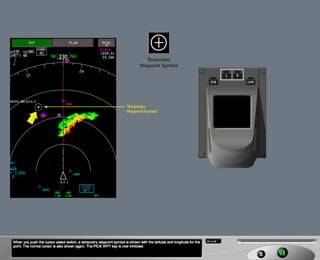 B787 Navigation displays