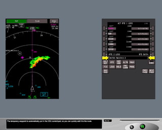 B787 Navigation displays