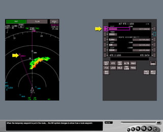 B787 Navigation displays