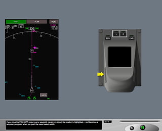 B787 Navigation displays